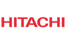 Логотип компании Hitachi — японского производителя климатического оборудования и технологий, символизирующий инновации и высокое качество в области кондиционирования и энергетических решений.